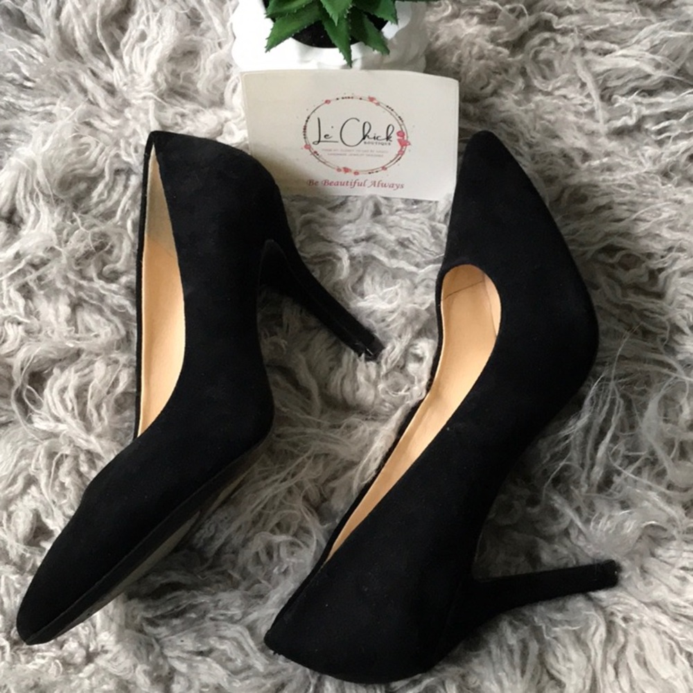 Nine West black pump shoes
